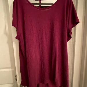 Magenta XersionTop with cute back detail